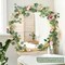 Artificial Flowers Garland 6FT Eucalyptus Flower Garlands Vintage Peony Rose Vine Faux Floral Garland for Wedding Party Arch Table Wall Backdrop Decoration (Vintage Pink, 4PCS)